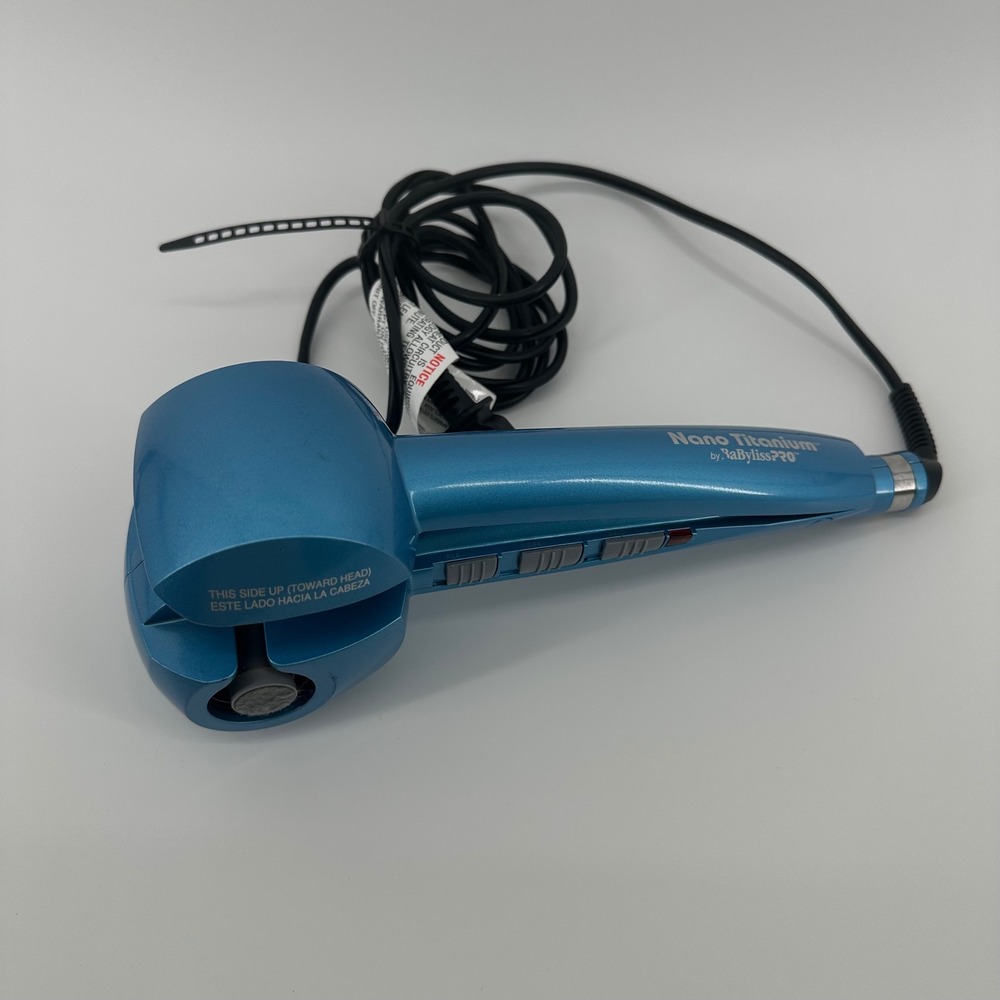 BaBylissPRO MiraCurl OS Blue Good Nano Titanium Automatic Hair Curler BABNTMC1